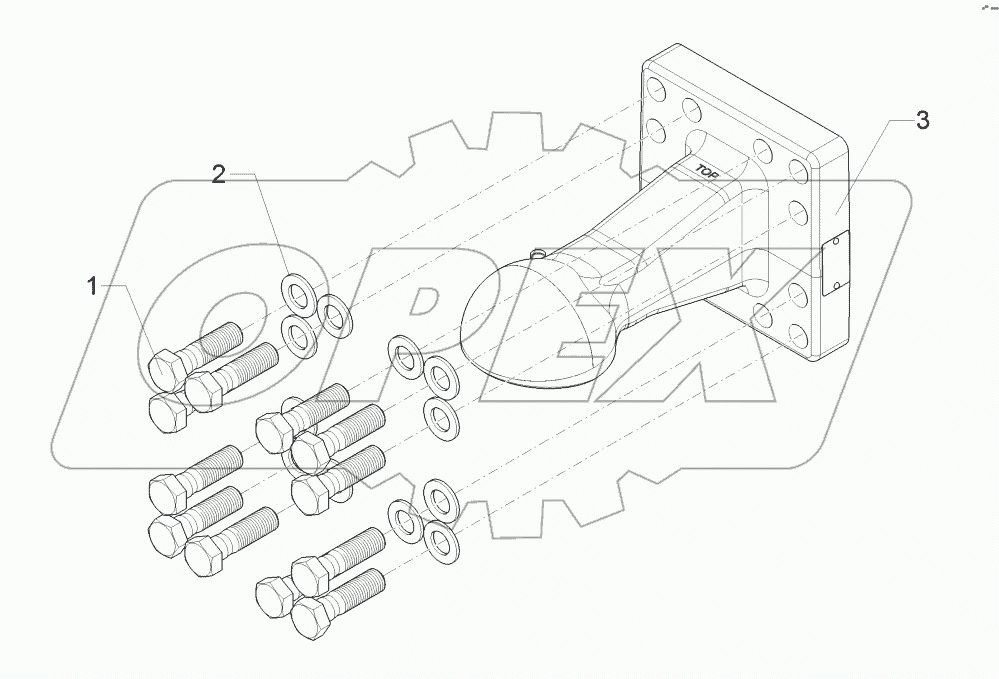 64010094 Ball-shaped coupling
