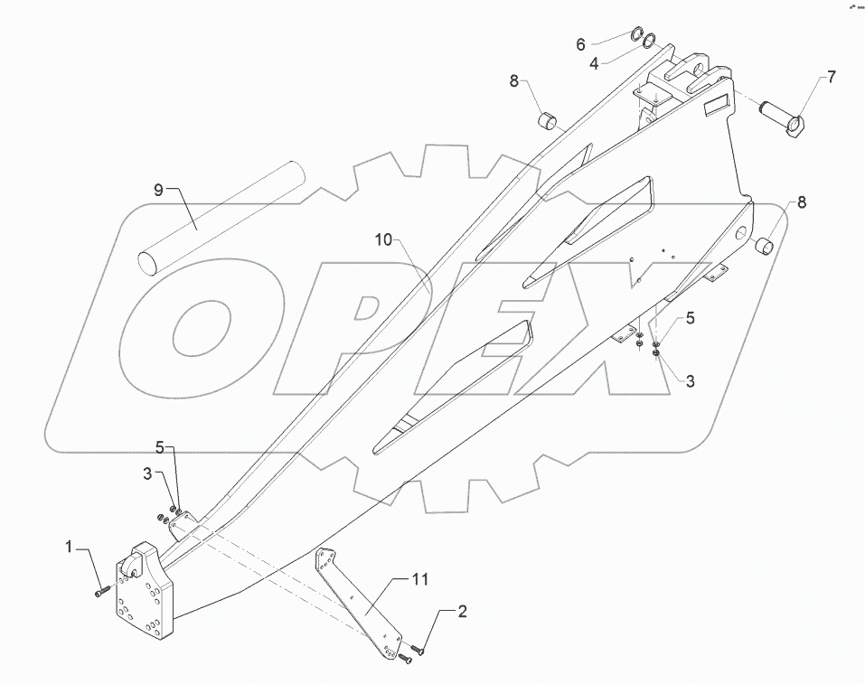 64010111 Drawbar