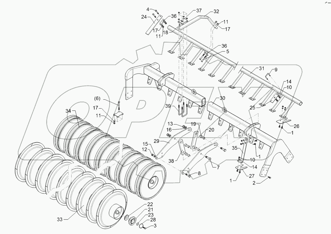 6227567 Packer profile roller