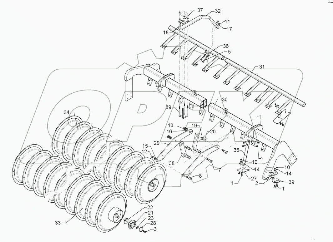 6227597 Packer double roller