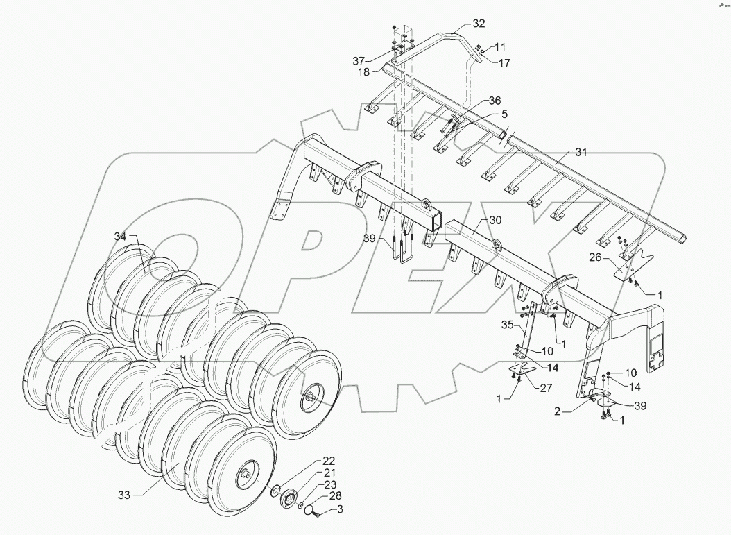 62210390 Packer double roller