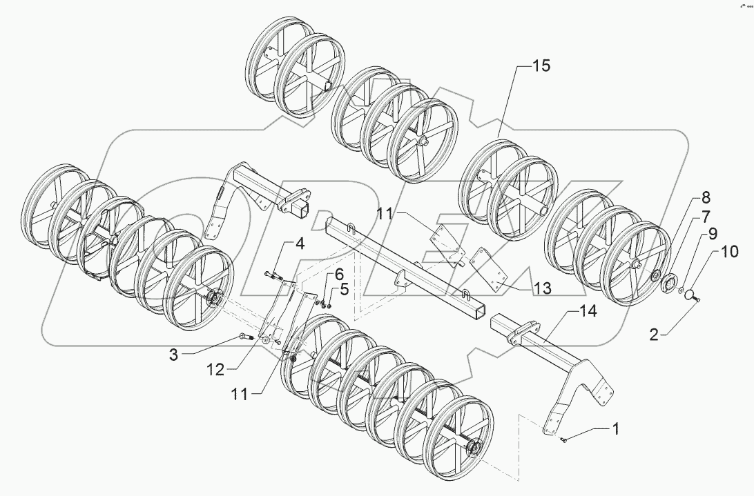 62210396 Double profile ring roller