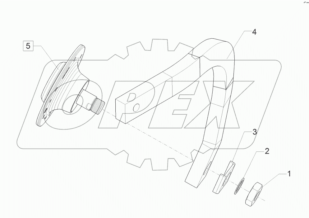 61210216 Stalk with bearing