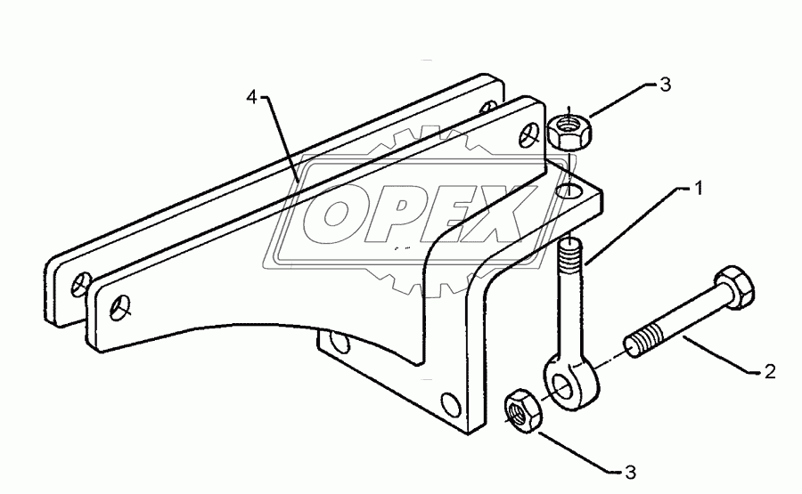 Bracket 140x140-20 Topas 140