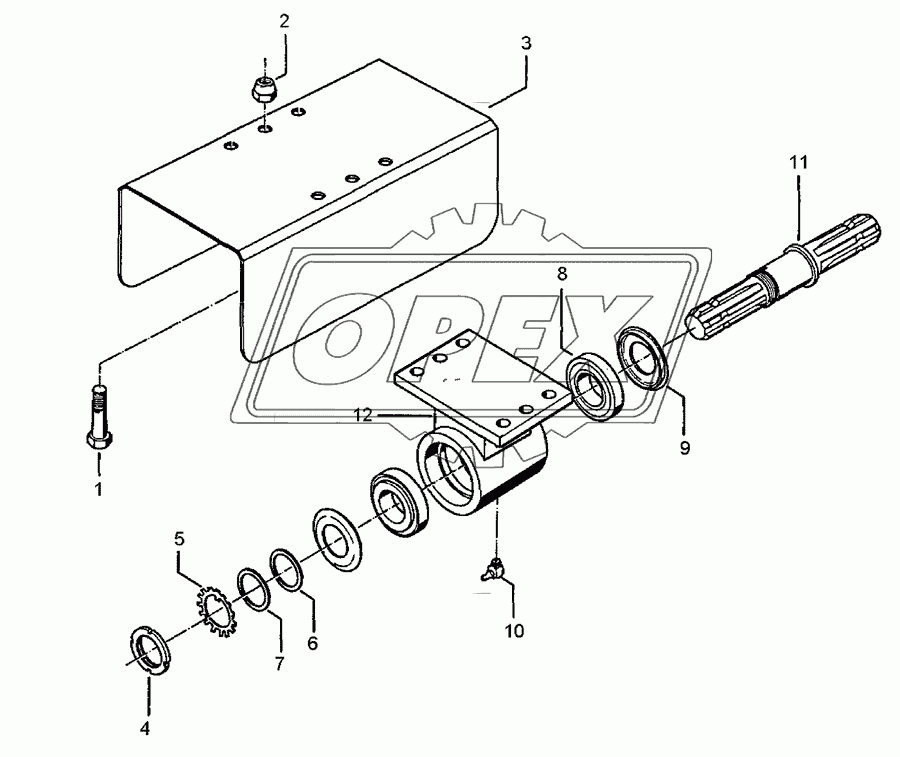 PTO drive assembly	D35x335-1.3/8-6