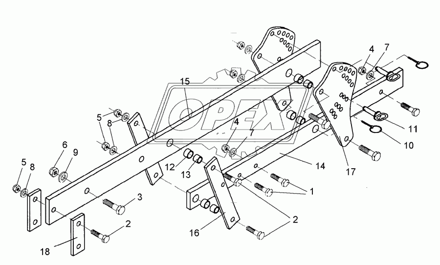 Carrier	120x20x1495-80x20 SM9