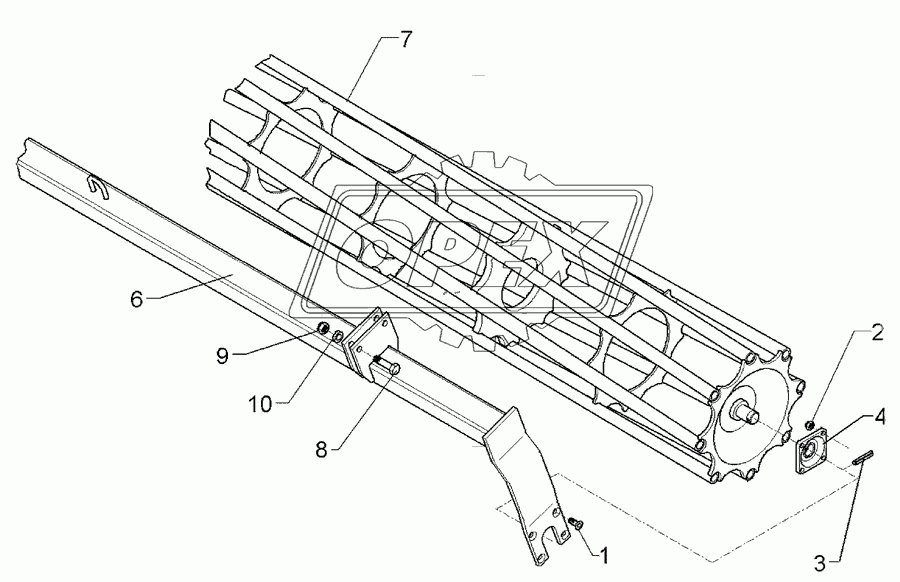 Tube bar roller D400-300 SM9