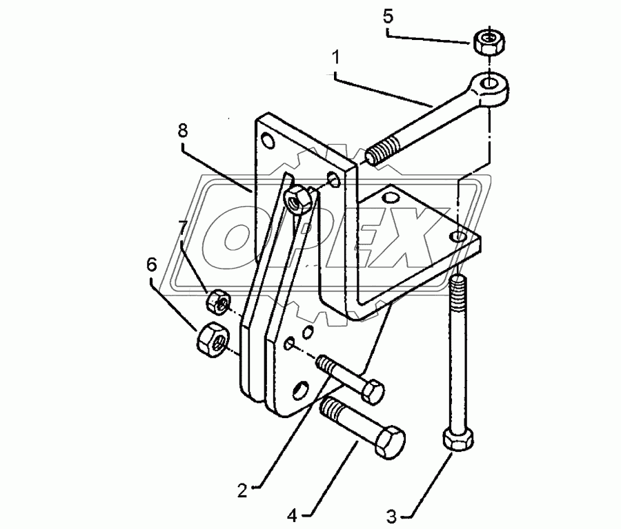 Tine bracket 140/22 Topas 140 A 1