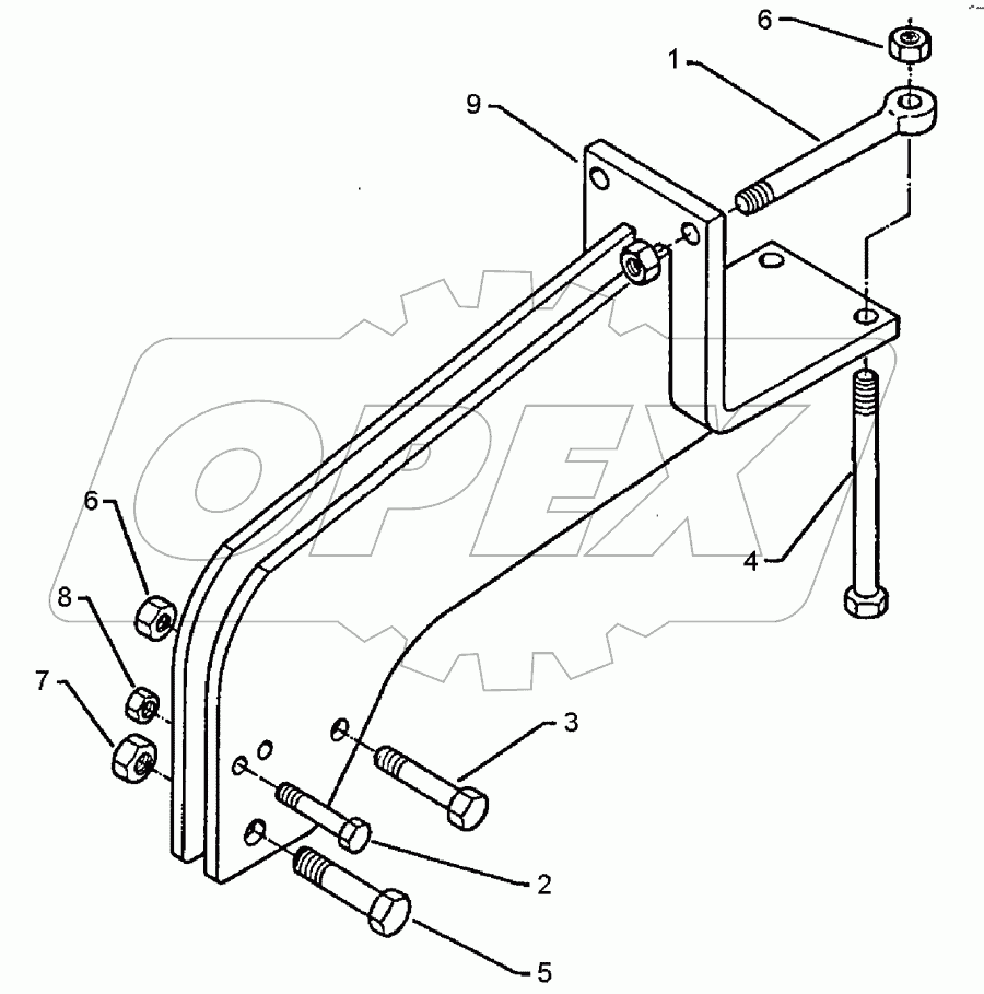Tine bracket 140/22 Topas 140 A