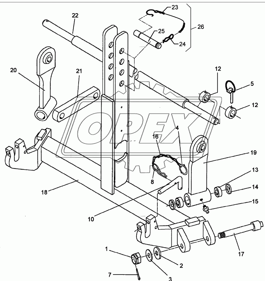 Push-linkage device KAT2/Z2