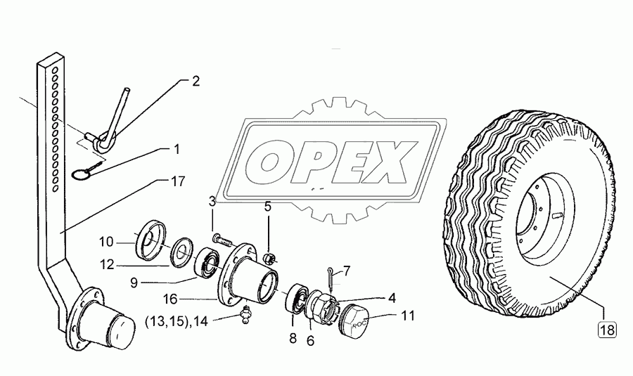 Depth wheel 10.0/80-12 70x30