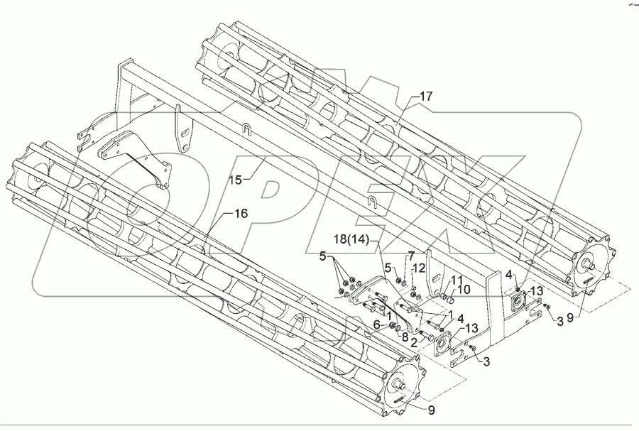 Double roller D400-300 RE SM9K