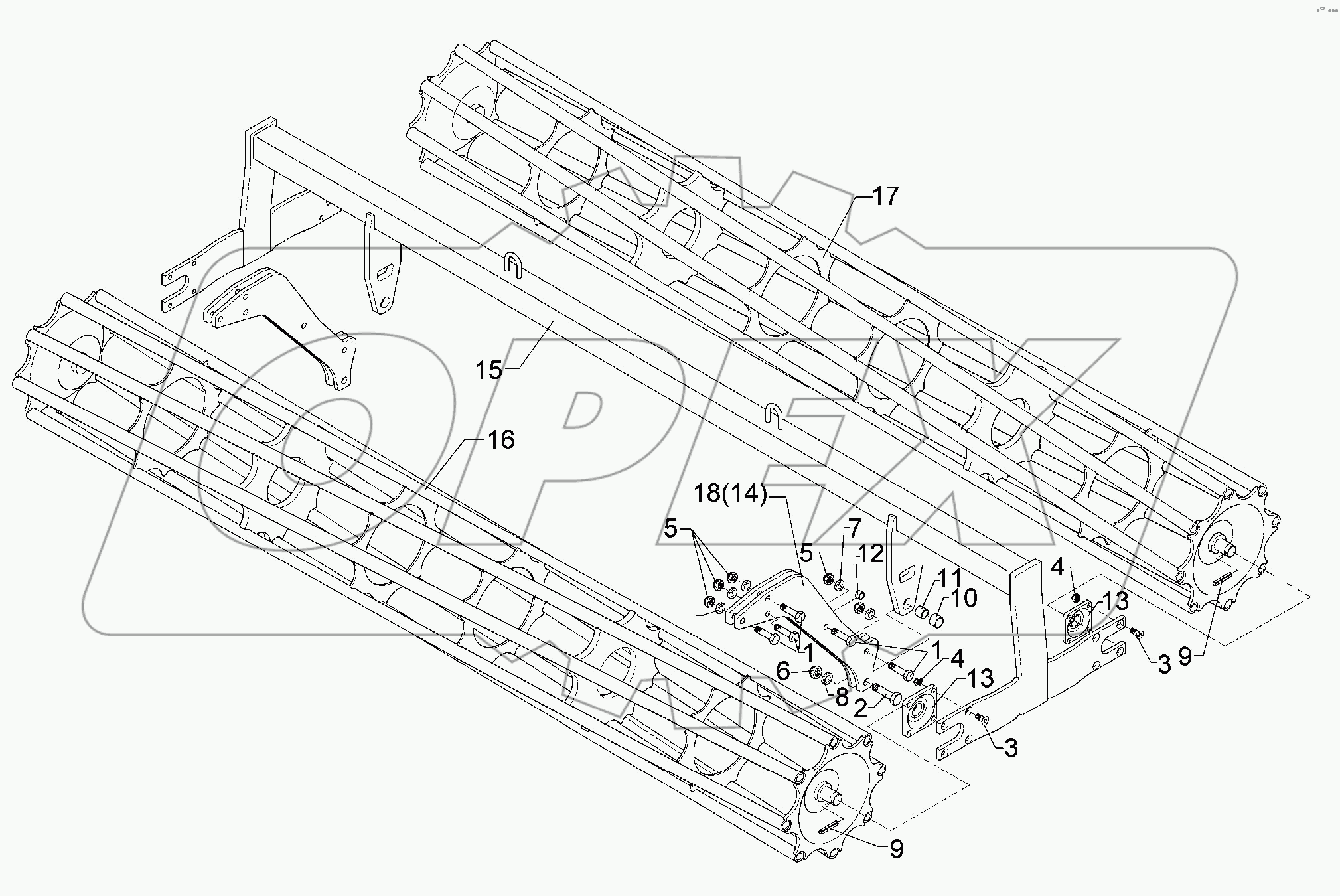 Double roller D400-300 LI SM9K