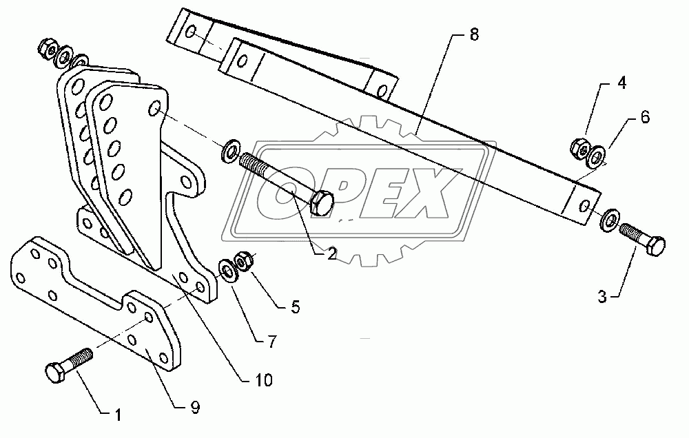 Headstock A KAT2+3+Hitch Smaragd 9K