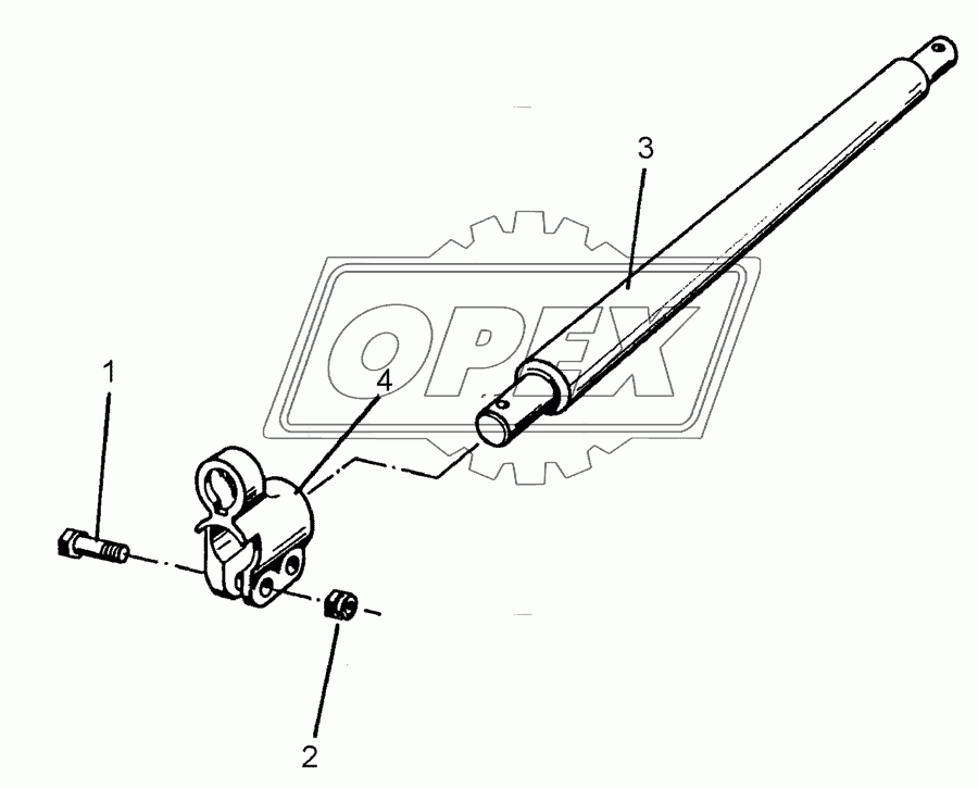 Lower link connection D68/68 L3 Z3