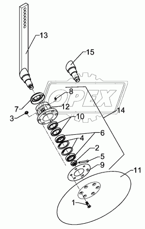 Hollow disc RE D450 Smaragd 9