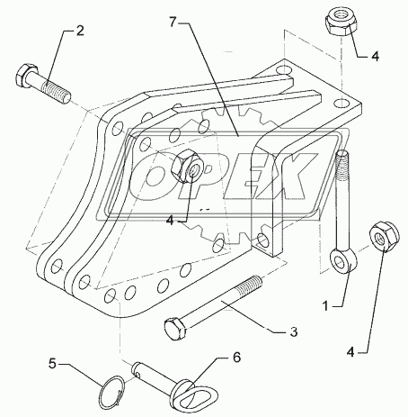 Wheel bracket 70x30 Smaragd 9 Gigant