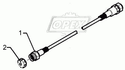 Extension cable 22-polig 8m