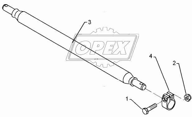 Lower link connection ED68/55 L3 Z2