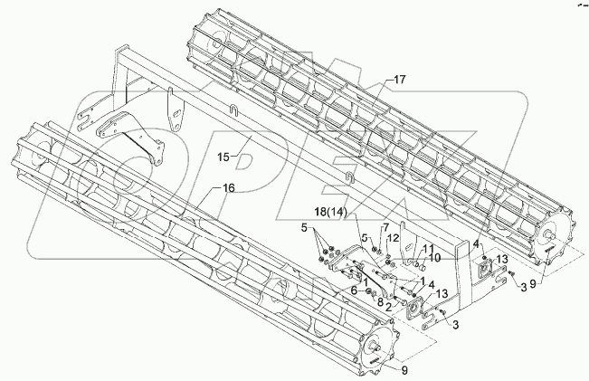 Double roller D400-250 RE AC9