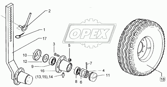 Depth wheel 10.0/80-12  70x30