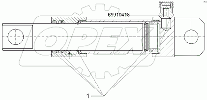  57510984 Hydraulic ram