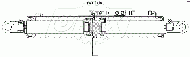  57510988 Hydraulic ram