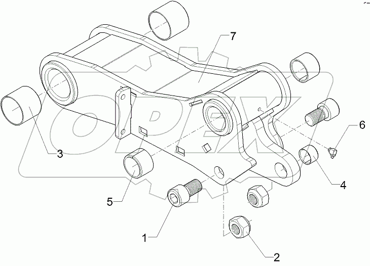  68310038 Lateral section