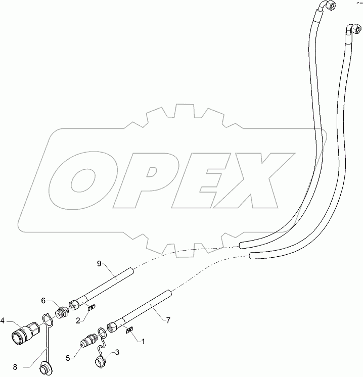  67510804 Hydraulic assembly fan