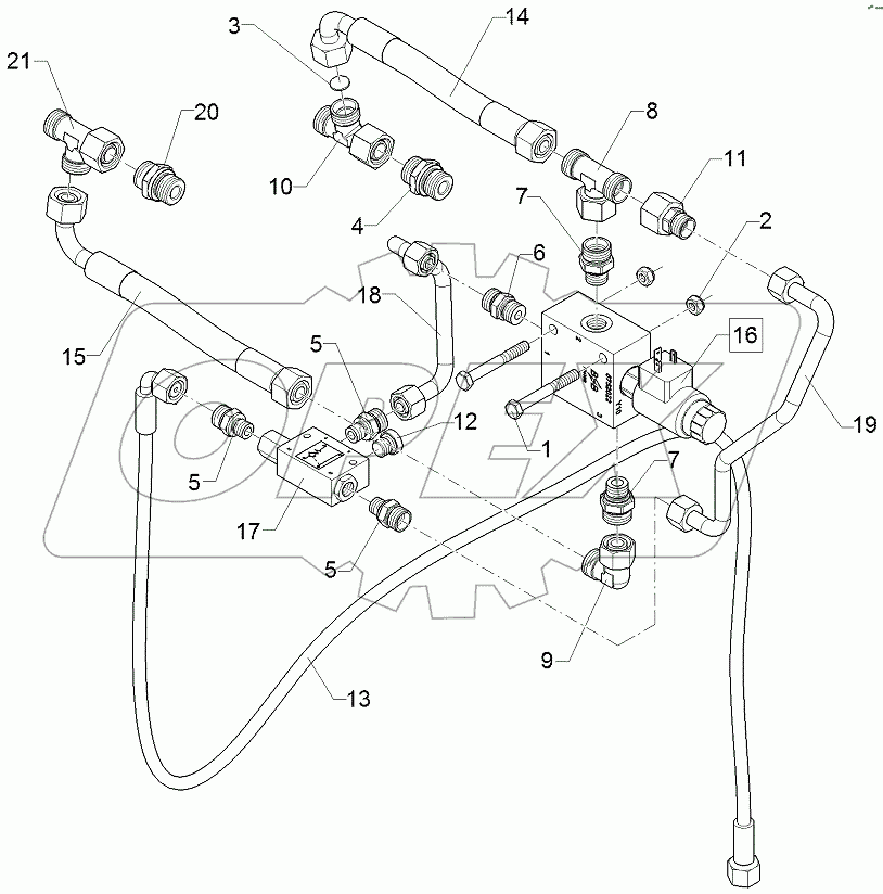  67510808 Hydraulic assembly
