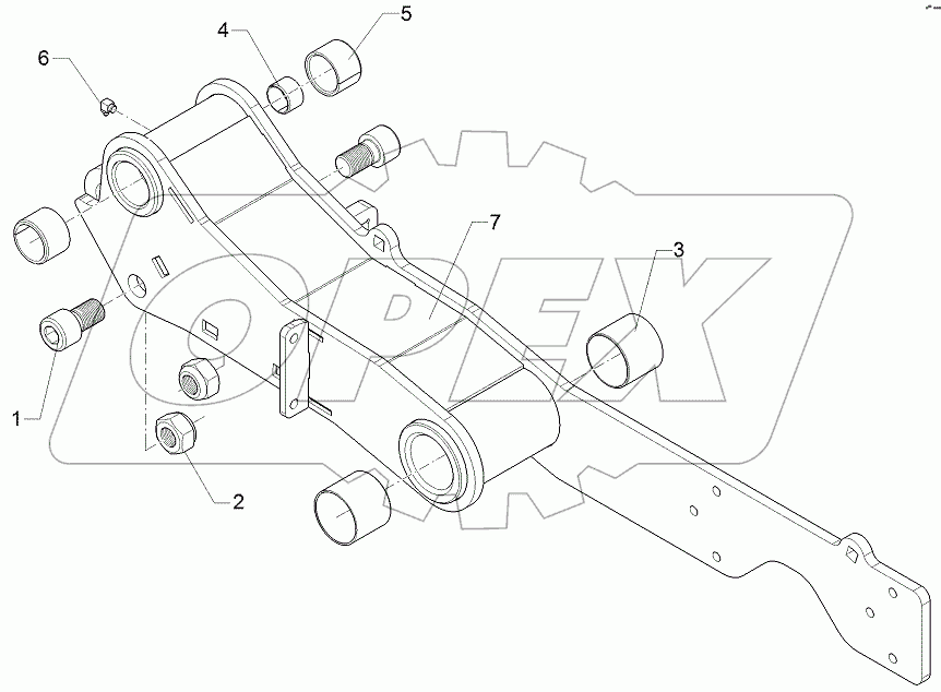  68310039 Lateral section
