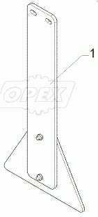  321 9914 Reflector, red