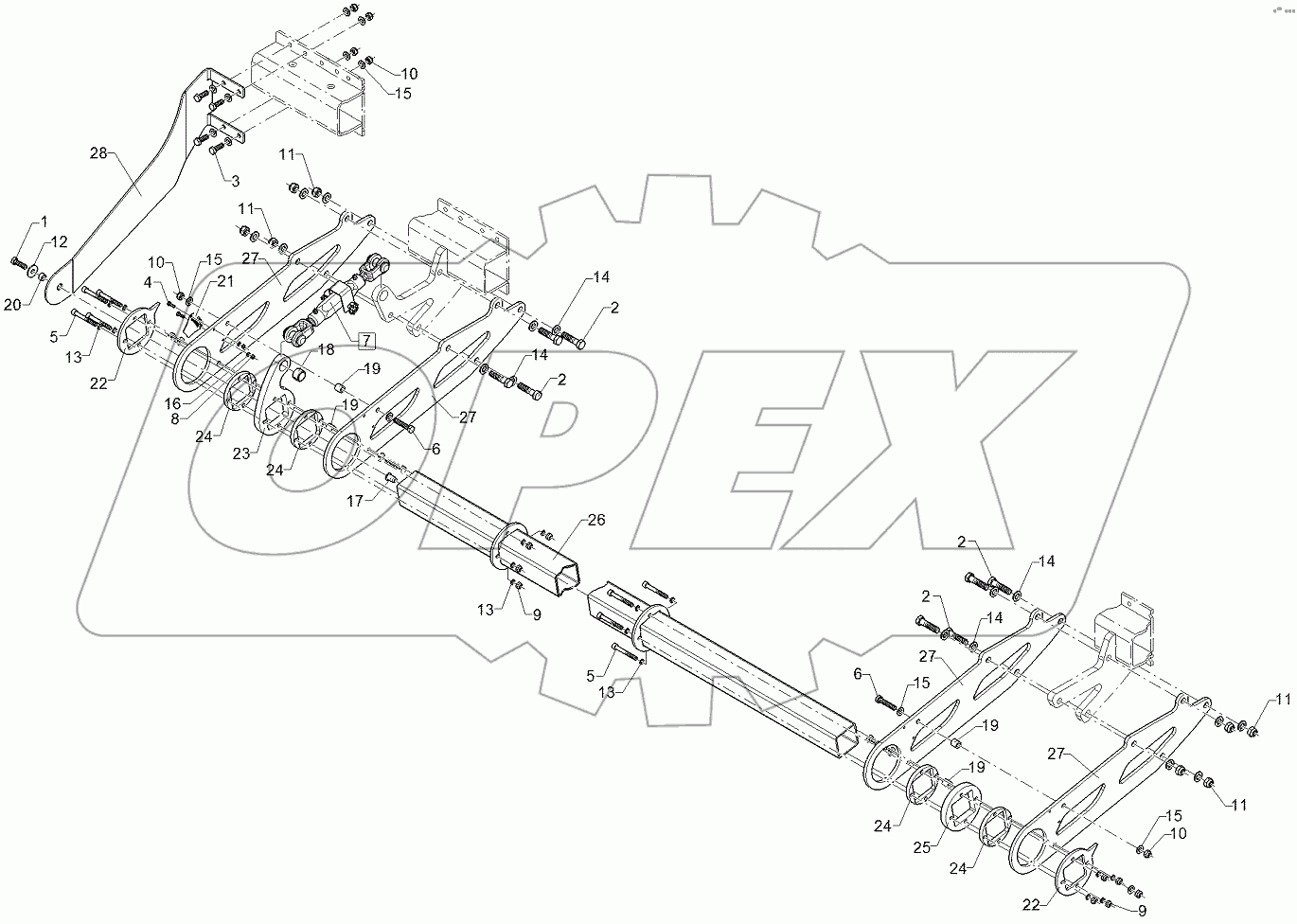  68310046 Coulter frame