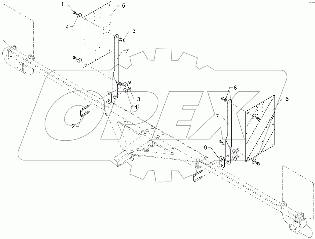  67010207 Set of warning boards