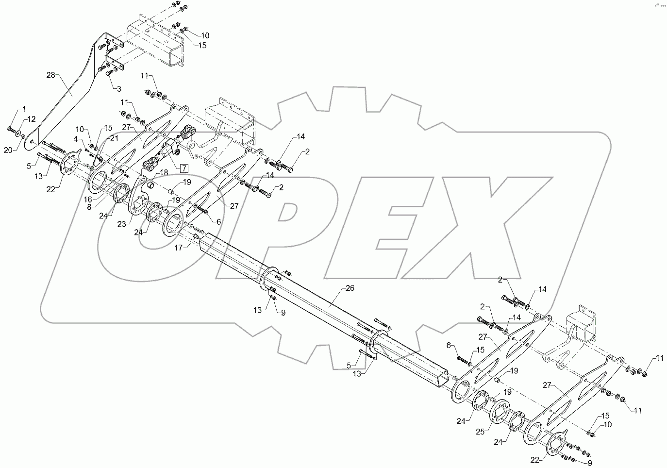  68310058 Coulter frame