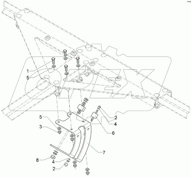  67310197 Holder wheel sensor