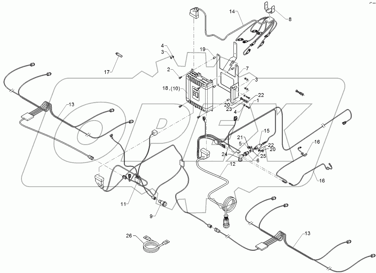  67310314 Electronic installation
