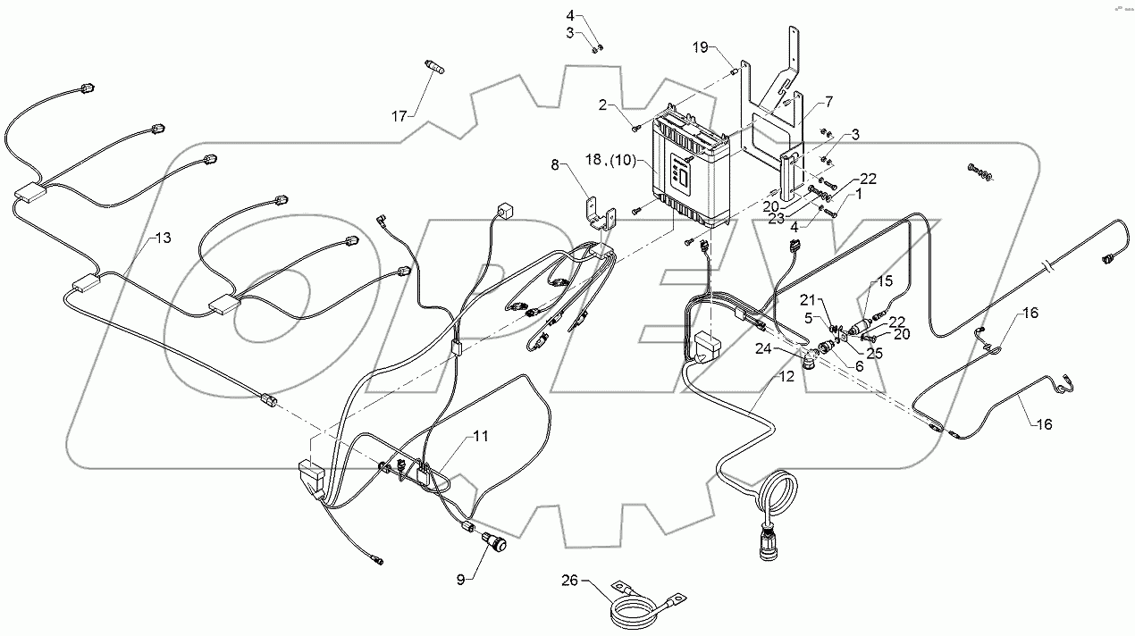  67310315 Electronic installation
