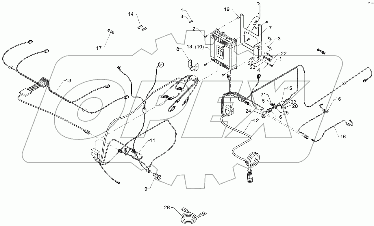  67310316 Electronic installation