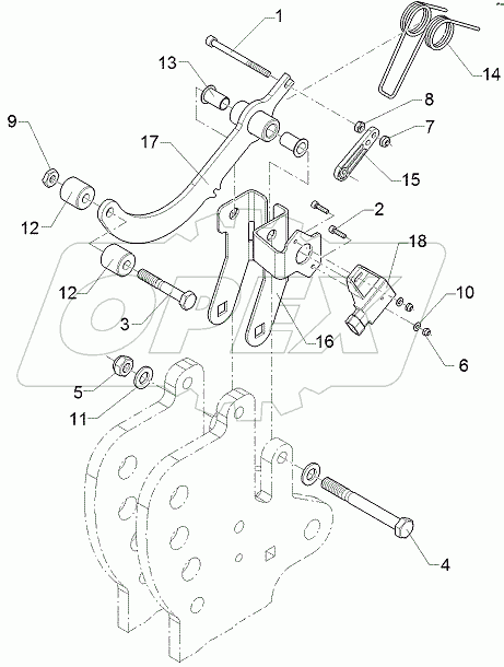  68310061 Angle sensor Lifting
