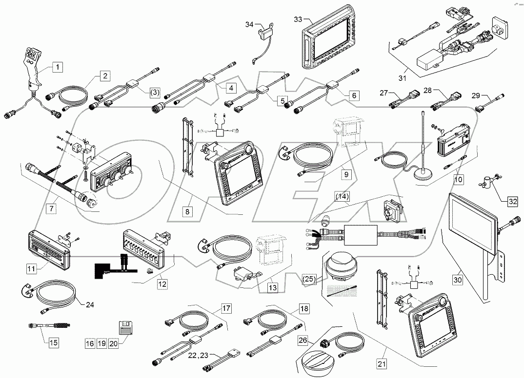  699 6714 Operation terminal