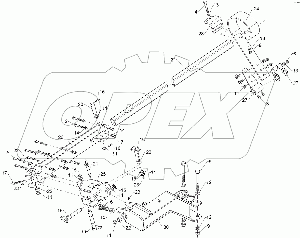  58310019 Track marker