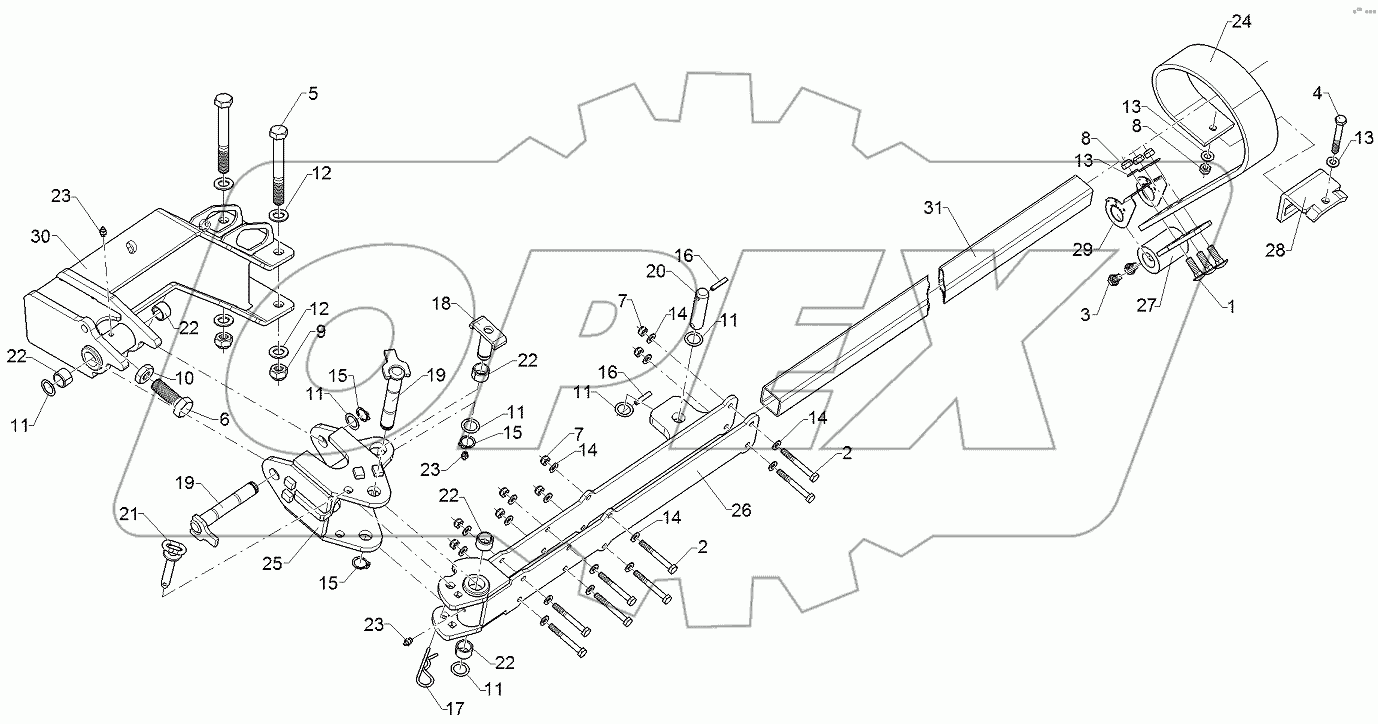  58310020 Track marker