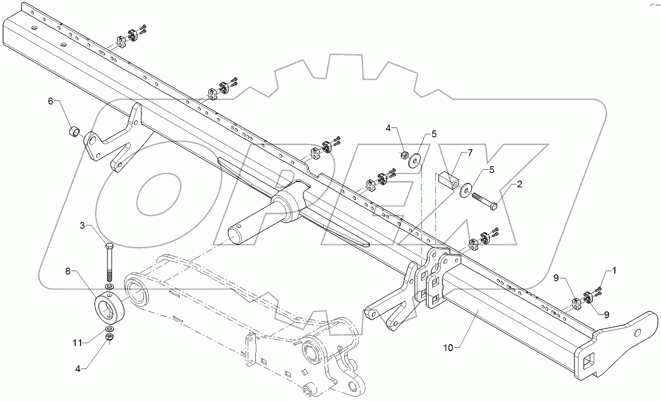  68310082 Coulter frame