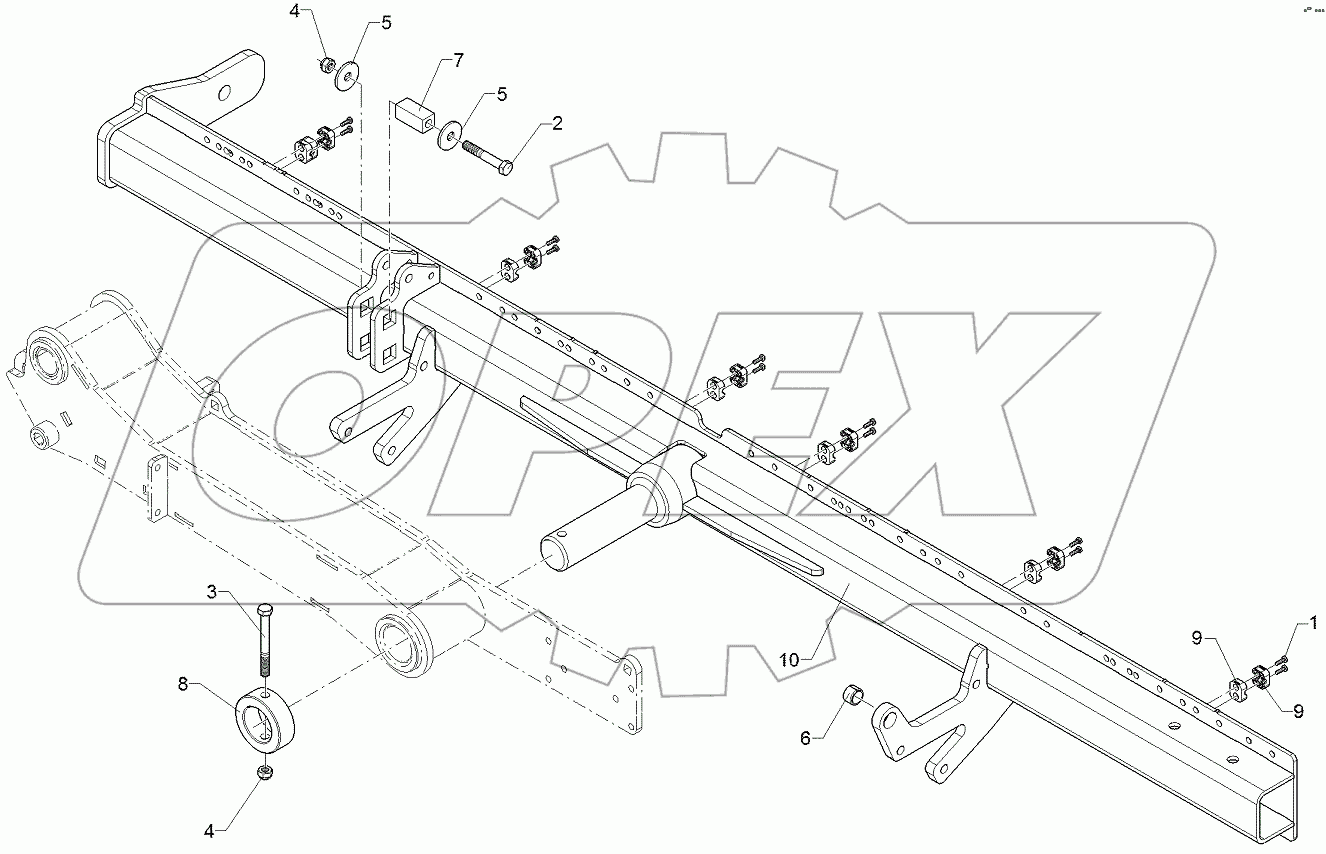  68310083 Coulter frame