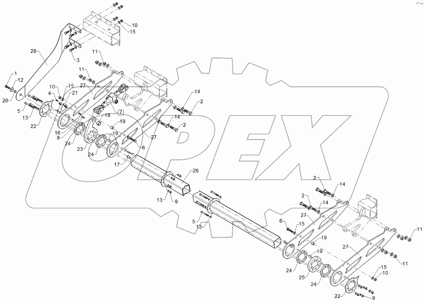  68310084 Coulter frame
