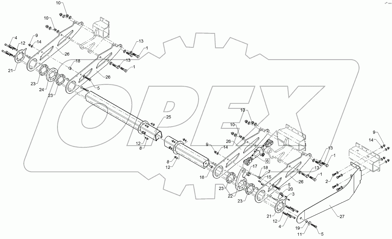  68310085 Coulter frame