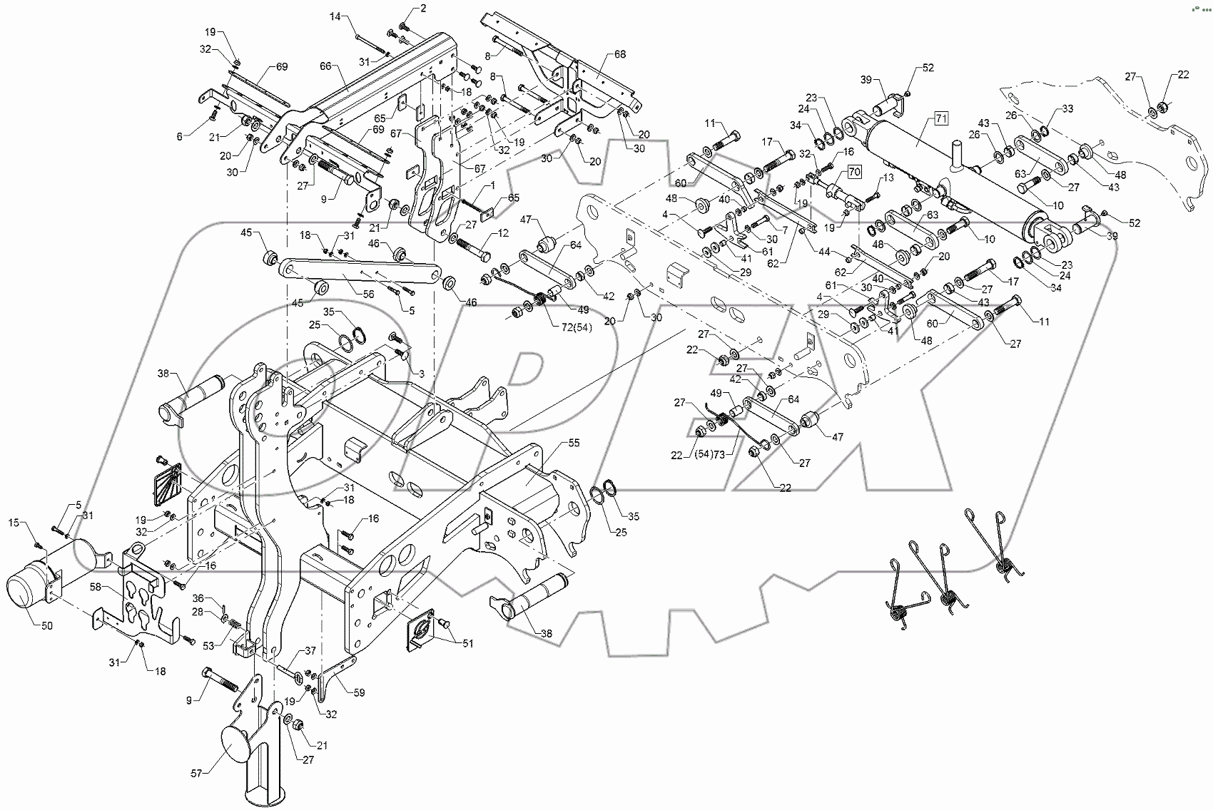  68310011 Center section