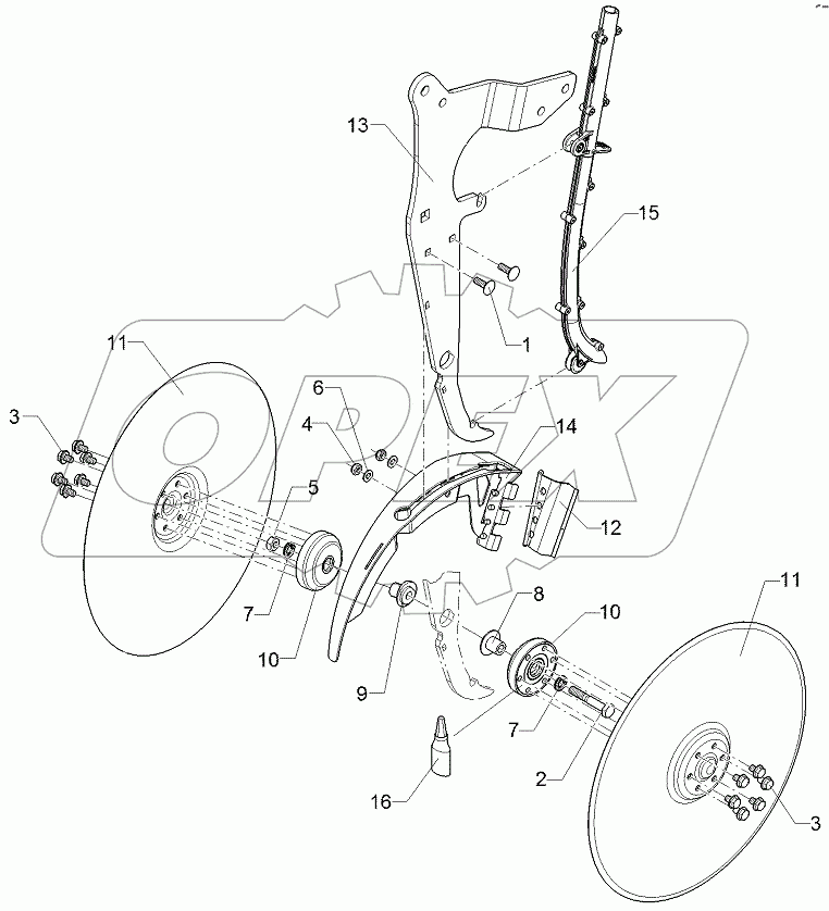  68310014 Disc carrier
