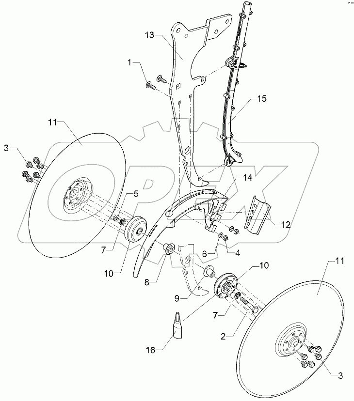  68310015 Disc carrier